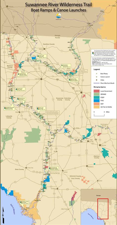 Suwannee River State Park Map