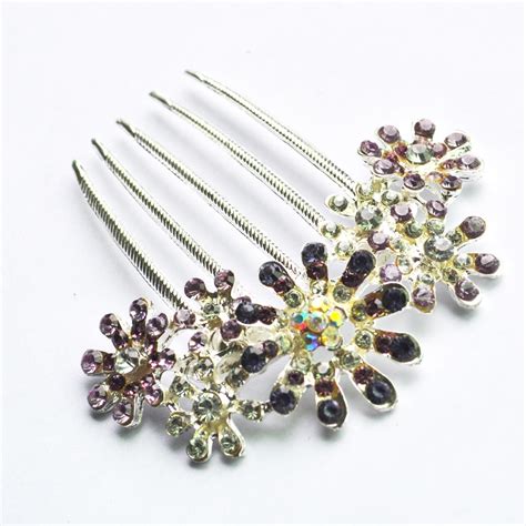 Beautiful Flowers Crystal Hair Clips For Hair Clip Beauty Tools In Hair Clips And Pins From Beauty