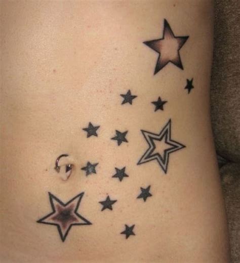 Green stars at the bottom of foot. Star Tattoos Designs, Ideas and Meaning | Tattoos For You