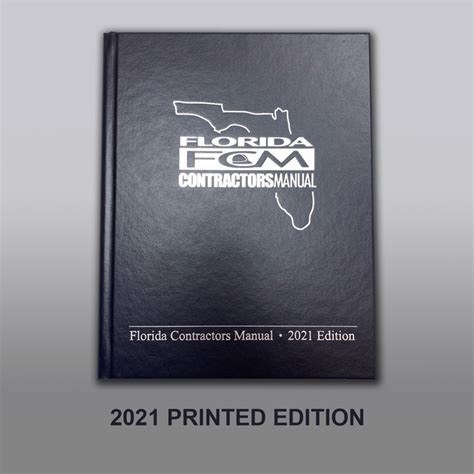Florida Contractors Manual 2021 Edition — Upstryve Book Store