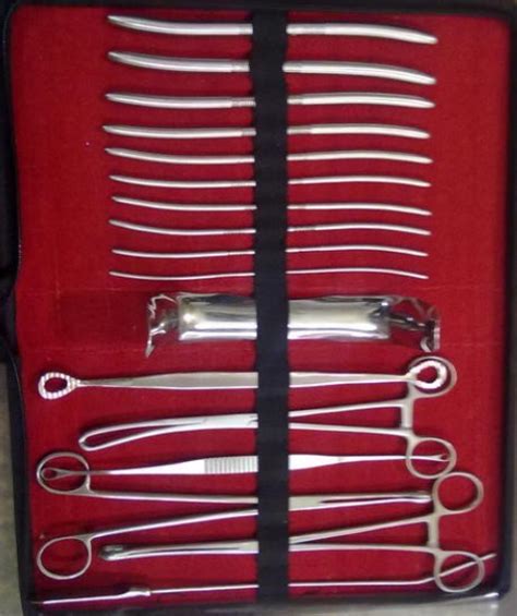 Gynecology Instruments Dilation And Curettage Set Id 4847703762