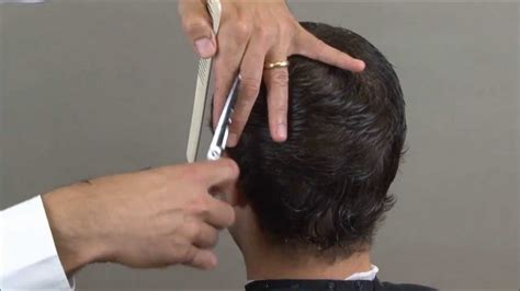 Scissor Over Comb Haircut Youtube