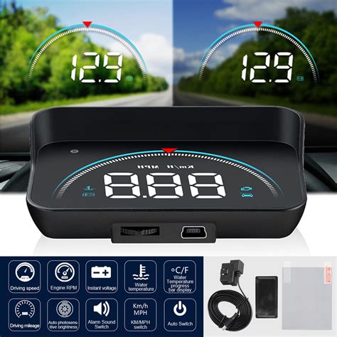 Tsv Hud M8 Obd2 Universal Multi Function Vehicle Mounted Heads Up