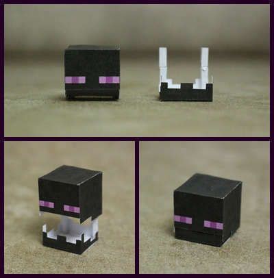 Enderman Paper Craft Model Free Printable Papercraft Templates