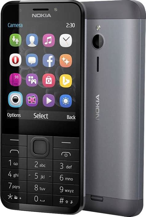 Téléphone Portable Double Sim Nokia 230 A00026920 Gris Argent 1 Pcs