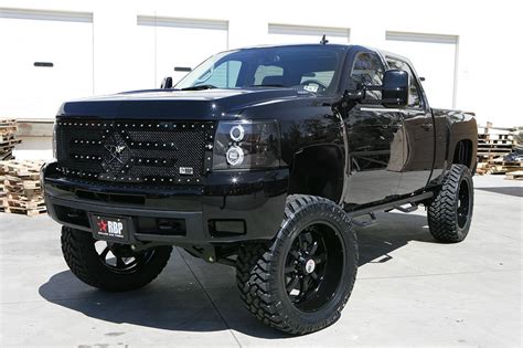 Black Lifted Chevrolet Truck Jacked Up Chevy Lifted Chevy Trucks Gm