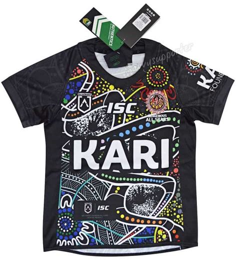 All products 2019 2020 2021 accessories all stars can cooler flag hoodies indigenous jerseys kids maori all stars mens nrl polos shorts singlets training youth. Indigenous All Stars 2020 NRL Kids Home Jersey ...