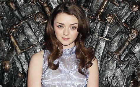 Game Of Thrones Star Maisie Williams Im Fed Up With Being Called Cute