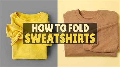 How To Fold Sweatshirts To Save Space For Travel Life Hacks Diy Youtube