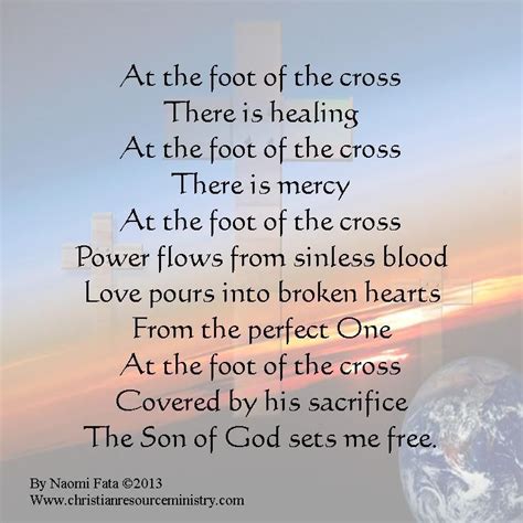 At The Foot Of The Cross Poem Christian Poems Easter Poems Poems