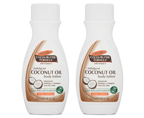2 X Palmers Cocoa Butter Formula Coconut Oil Body Lotion 250ml Scoopon Shopping