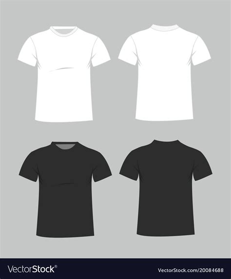 Blank Shirt Template Front And Back