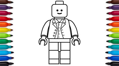 How To Draw A Lego Person Middlecrowd