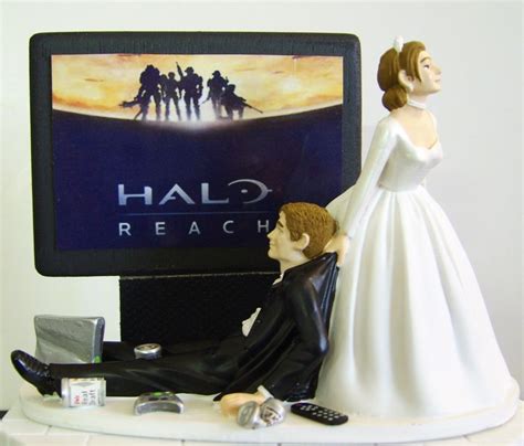 Nerdy Wedding Cake Toppers