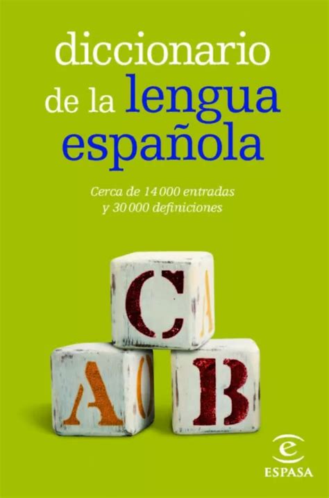 Diccionario De La Lengua EspaÑola Espasa Calpe Libro En Papel