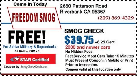 $39.75 Smog Check Riverbank, Cheap Smog Places, (209) 869-4329
