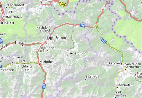 View the current piste map of st. MICHELIN-Landkarte Sankt Jakob in Haus - Stadtplan Sankt ...