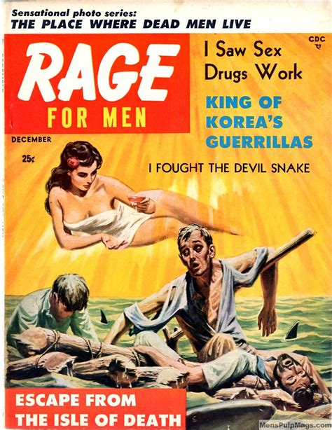Rage For Men Dec 1957 Cover By Clarence Doore A Photo On Flickriver