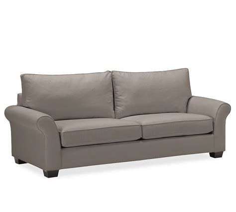 Pb Comfort Roll Arm Upholstered Sofa Upholstered Sofa Cushions On