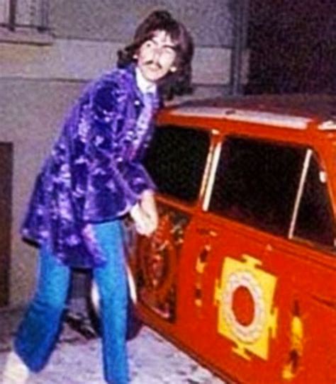 The Story Behind George Harrisons Psychedelic Mini Vintage News Daily