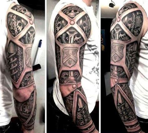 The Cyborg Best Sleeve Tattoos Biomechanical Tattoo Mechanical Arm
