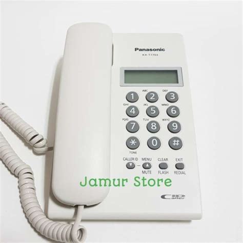 Promo Panasonic Telepon Meja Kantor Kx T7703 Putih Diskon 23 Di Seller