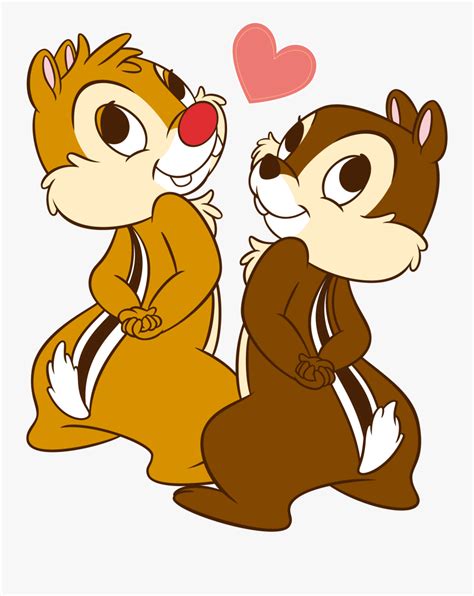 Chip And Dale Cute Free Transparent Clipart Clipartkey