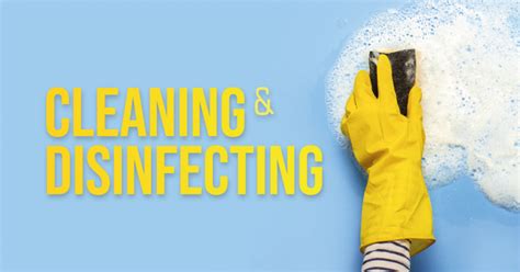 Cleaning And Disinfecting Techniques For House And Work Environments