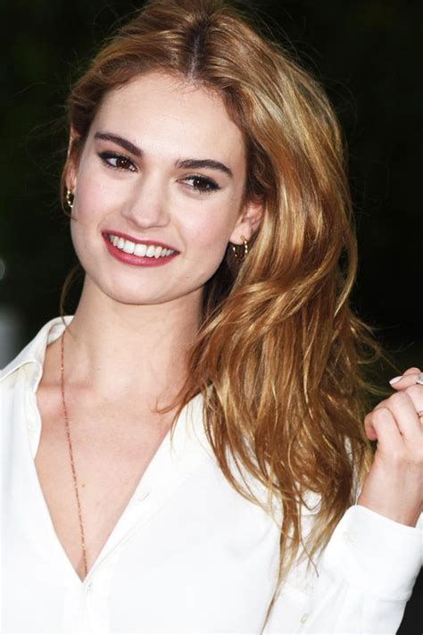 Lily James Makeup 2015 Actress Lily James Lily James Beauty