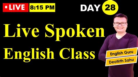 Day 28 Learn Free Spoken English Class Online English Speaking