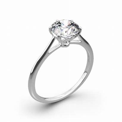 Solitaire Engagement Ring Diamond Rings Transparent Vatche