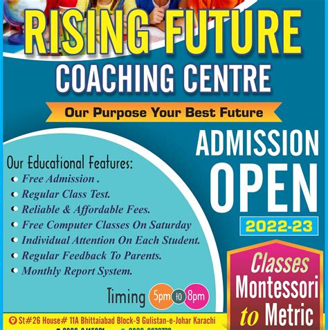 Rising Future Coaching Center Karachi