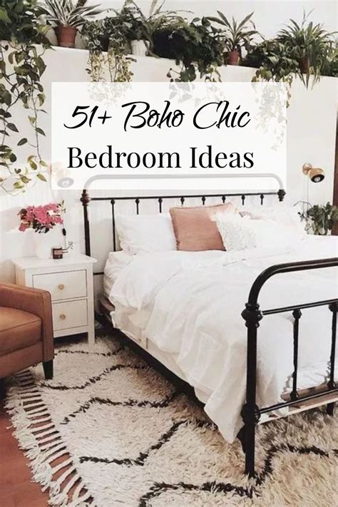 51 Boho Chic Bedroom Ideas Apartment Decorating Inspiration Chic Bedroom Decor Boho Chic