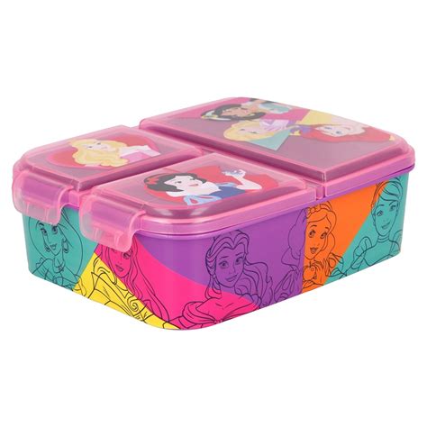 Stor Multi Compartment Sandwich Box Disney Princesses Design Multi