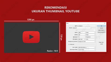 Ukuran Untuk Thumbnail Youtube LEMBAR EDU