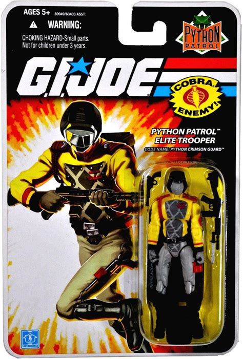 Gi Joe 25th Anniversary Python Patrol Elite Trooper Crimson Guard