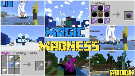 Magical Staff Mod For Minecraft Pe Magic Madness Addon In Mcpe Youtube