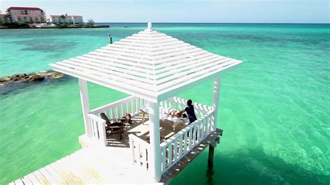 massage at the ocean gazebo at sandyport beach resort nassau bahamas youtube