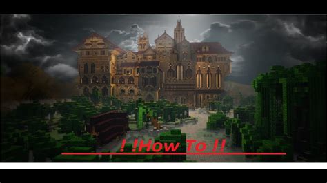 How To Install Hypixel`s Herobrines Mansion Adventure Map Into