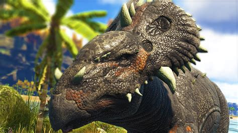 Taming A Pachyrhinosaurus Ark Survival Evolved Ep 28 Youtube