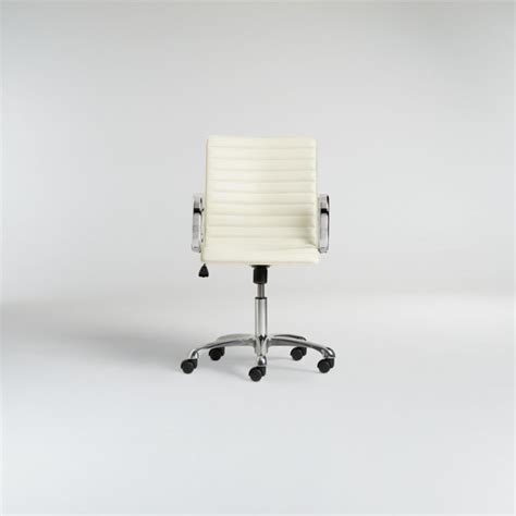 Cdn.webshopapp.com ripple xrp price prediction and forecast: Ripple Ivory Leather Office Chair with Chrome Base | Crate ...