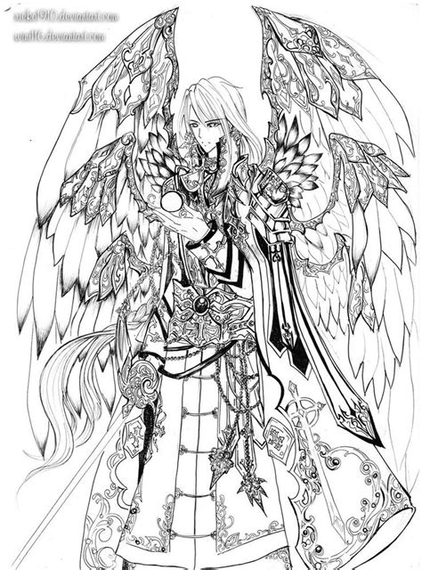 17 Best Images About Angel Coloring On Pinterest Legends