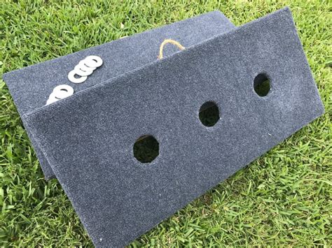 Washers is an outdoor game of skill, played by two or more contestants. 3 Hole Washer Toss Boards (8 Washers Included) - Play ...