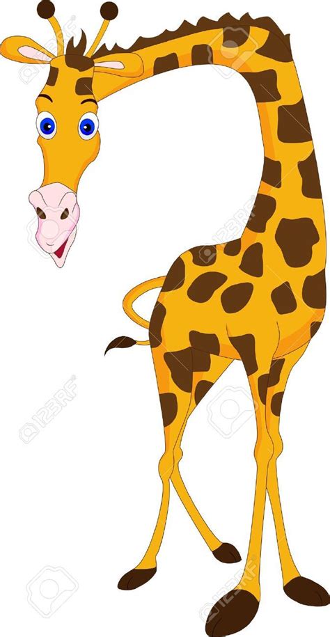 giraffe cartoon vector at collection of giraffe cartoon vector free for