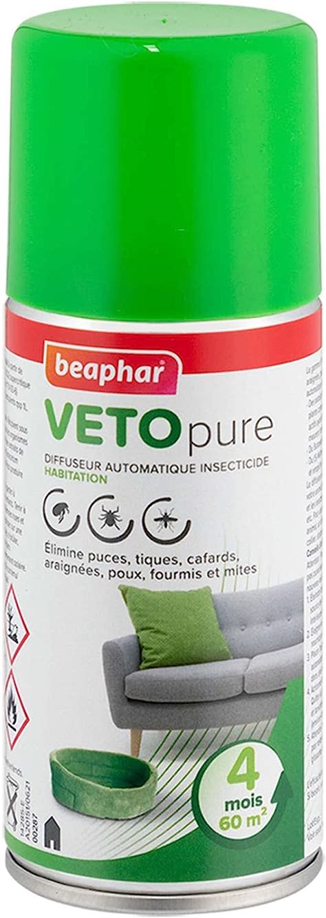 Beaphar Vetopure Diffuseur Automatique Insecticide Habitation Tue