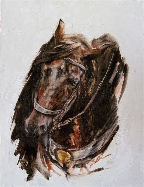 War Horse Series One Painting By Susie Gordon Fine Art America