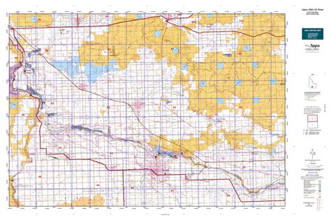 Idaho Gmu 53 East Map Mytopo