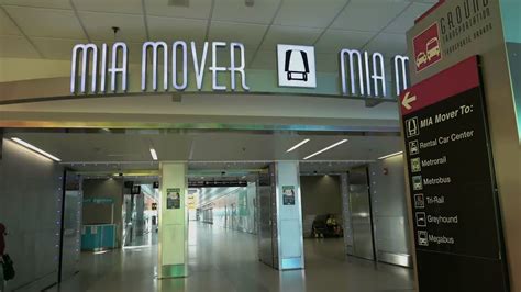 4k Miami International Airport Mia Mover Rear Pov Round Trip Car
