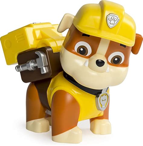 Paw Patrol Jumbo Action Pup Figure Rubble Uk Outlet