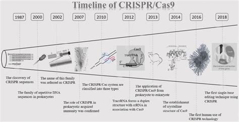 The Timeline Of Crisprcas9 Crisprcas9 Clustered Regularly